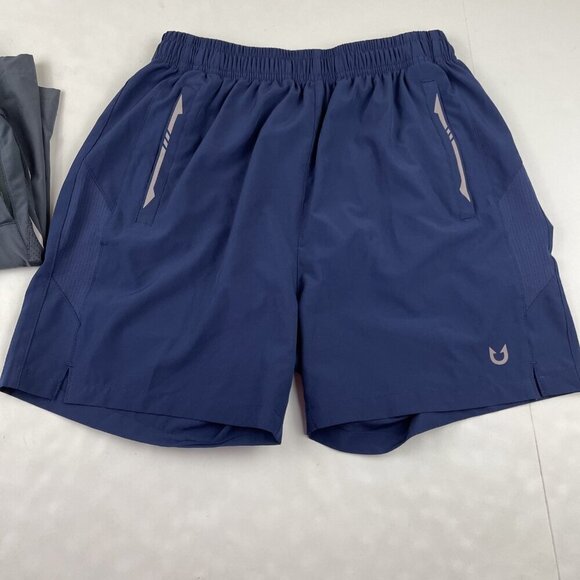 Northyard Athletic Shorts Men’s S Lot Of 2 Poly Stretch Reflective Run Exercise - Picture 2 of 11